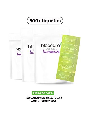 Bloccare Antimofo - Kit de 600 etiquetas Lavanda
