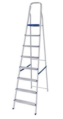 Escada Doméstica 8 degraus Mor 1,73x2,33 m