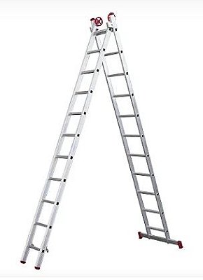 Escada Botafogo Extensivel Alum 11 Deg 3,06X5,42 m