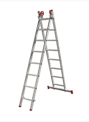 Escada Botafogo Extensivel Alum 8 Deg 2,07X3,74 m