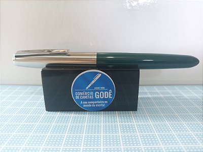 Caneta Tinteiro Parker 21 Verde 1º modelo ano 1950