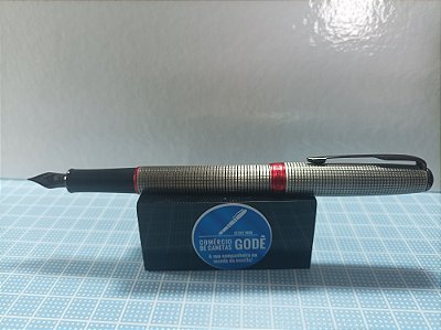 Caneta Tinteiro Jinhao 75 Quadriculada Luxo