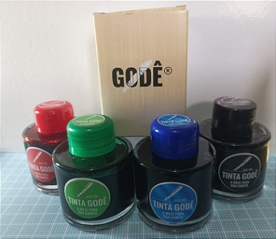 Kit de Tintas Godê Para Canetas - leve 4 e Pague 3 - 50 Ml cada