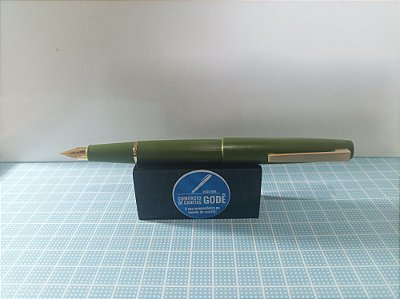 Caneta Tinteiro Jinhao 80 - Verde Folha Fosco