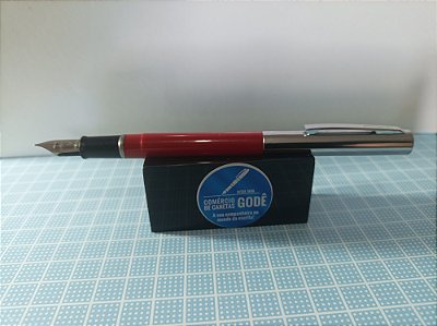 Caneta Tinteiro Sheaffer's Cartridge - Vermelha - Década de 80