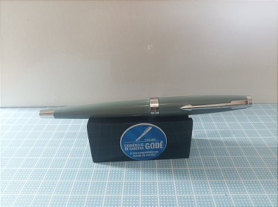 Caneta Tinteiro Moonmam- Modelo 80's - Cor Cinza