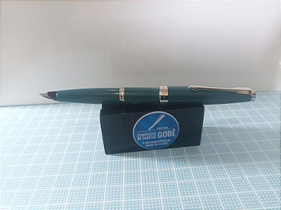 Caneta Tinteiro Moonmam- Modelo 80's - Cor Verde Floresta