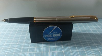 Caneta Tinteiro Parker 45 Fligter Dourada Anos 80