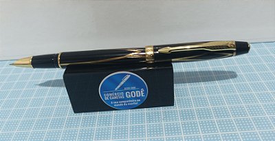 Caneta Tinteiro Hero 9361 Clássica Preta (Fina)