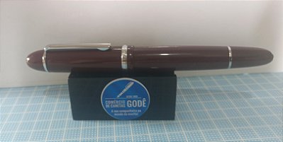 Caneta Tinteiro Jinhao X159 - Cor Bordô Clip de Aço