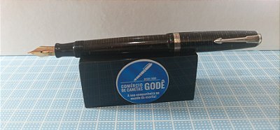 Caneta Parker Vacumatic Silver Perl 1943 - Modelo Pequeno