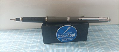 Caneta Tinteiro Parker 180 Cinza Década de 80