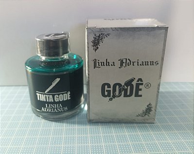 Tinta Godê "Linha Adrianus" Cor Turquesa- 50 ML