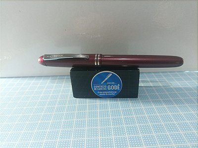Caneta Tinteiro Kanwhite - Bordô- Pena Flexivel