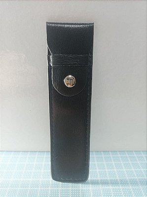Estojo Porta Caneta GODÊ- Couro Sintético Preto