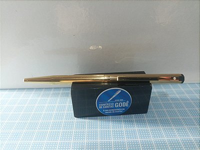 Caneta Esferográfica Sheaffer TRZ- Folheada a Ouro 23 K - 1990