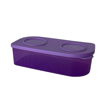 Pote Tupperware Fresh'N Cool Retangular - 1 Litro Lilás