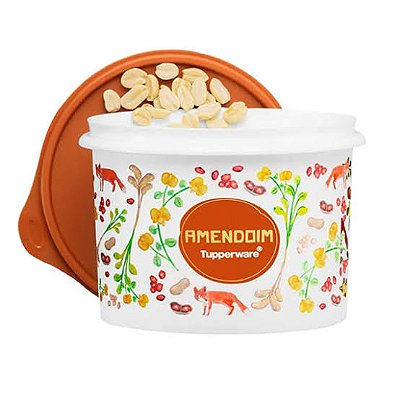 Tupperware Tupper Caixa 1,1L - Amendoim Floral