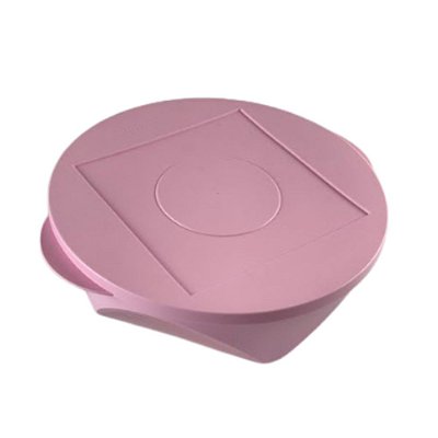 Tigela Outdoor Rosa/Transparente - 2,5 Litros