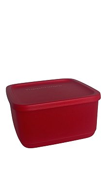 Refri Line Quadrado 650ml - Vermelho