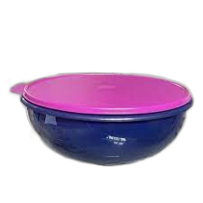 Saladeira 6,5 Litros Marinho Tampa Cereja