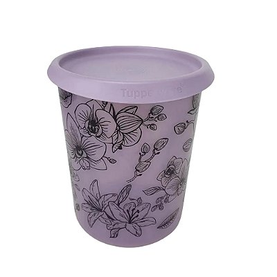Tupperware Instantanea Mágica 1,3L - Floral lilás