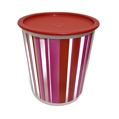 Tupperware Instantanea 3,3L - Listrada (vermelho/ pink/ branco)