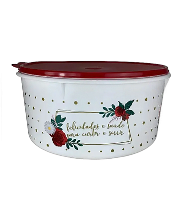 Tupperware Porta Tudo 10 Litros - Felicidade e Saúde