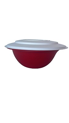 Tupperware Tigela Batedeira PRO 3 Litros - Vernelha/Branca