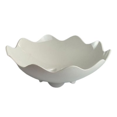 Fruteira Tupperware Floresta Grande Policarbonato Branco