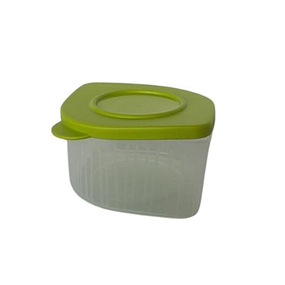 Tupperware Fresh Box Quadrada 470 ml - Translucida Tampa Salsa