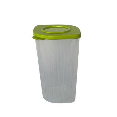 Tupperware Fresh Box Quadrada Alta 1,5 Litros - Translucida Tampa Salsa