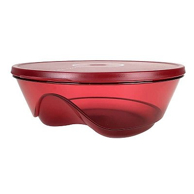 Tupperware Tigela Design Policarbonato 3,6 Litros - Vermelho Cereja