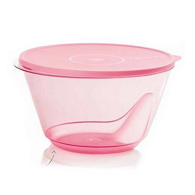 Tupperware Tigela Design Policarbonato 5,5 Litros - Rosa Quartzo