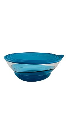 Tupperware Tigela Elegância Policarbonato 3,2 Litros - Transparente/Turmalina