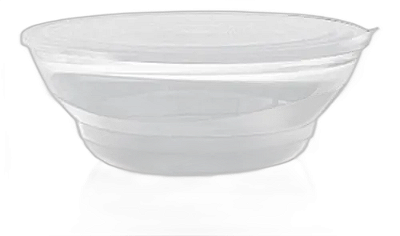 Tupperware Tigela Elegância Policarbonato 3,2 Litros - Transparente/Branco