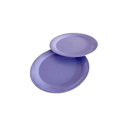 Prato Floresta Tupperware Redondo Grande - Sorbet Lilás