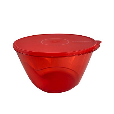 Tupperware Tigela Design 5,5 Litros - Vermelho Vivo