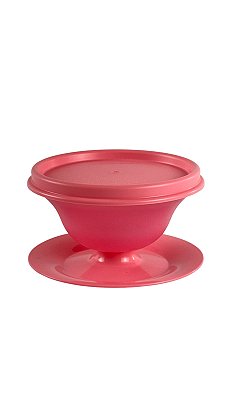 Tupperware Tacinha Com Tampa 130ml - Rosa Quartzo