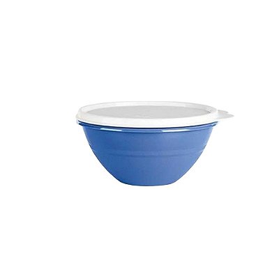 Tupperware Tigela Maravilhosa 500ml - Azul Jeans Tampa Branca