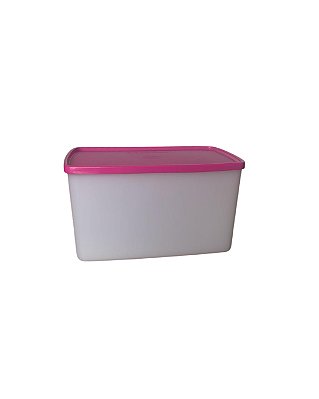 Tupperware Espaçosa 3 Litros - Beijo (Transparente Tampa Pink)