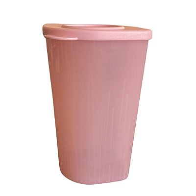 Tupperware Fresh Box Quadrada Alta 1,5 Litros - Algodão Doce