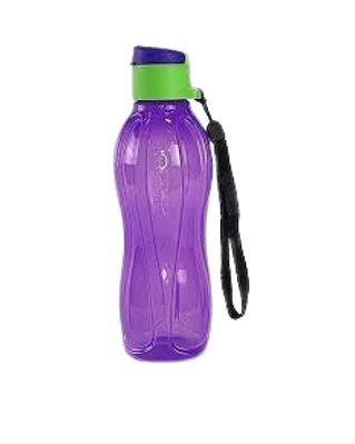 Garrafa Tupperware Eco Tupper 500ml - Roxo Tampa Verde Neon