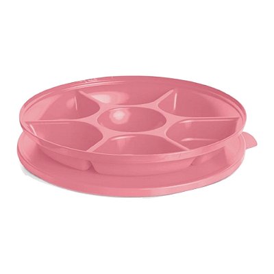 Tupperware Petisqueira Aloha - Rosa Quartzo
