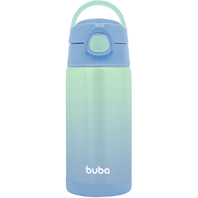 Copo Térmico Buba Parede Dupla Degrade - Azul 400ml