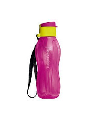 Tupperware Garrafa Eco Tupper 310ml - Rosa/Amarelo