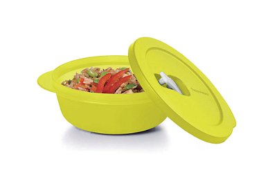 Tupperware Tigela Cristalwave GII 1,5 Litros - Amarelo Neon