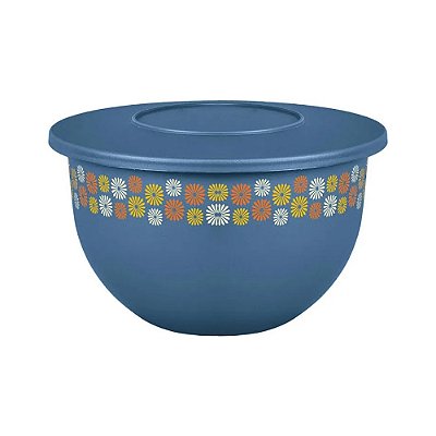 Tupperware Tigela Murano 2,5 Litros Azul - 80 Anos Tupperware