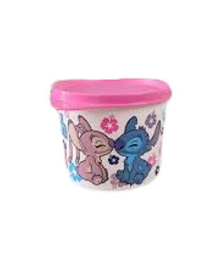 Tupperware Tupper Redondinha 500ml - Stitch e Angel