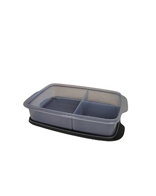 Tupperware Basic Line Com Divisão 1 Litro - Cosmos/Preto